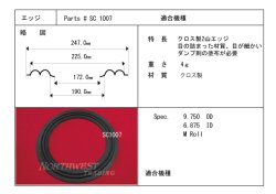 画像1: スピーカーエッジ　“SC 1007” クロスエッジ　ペア