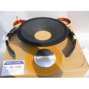 画像: JBL E120用　 8Ω　リコーンキット(クロスエッジコーン付き)