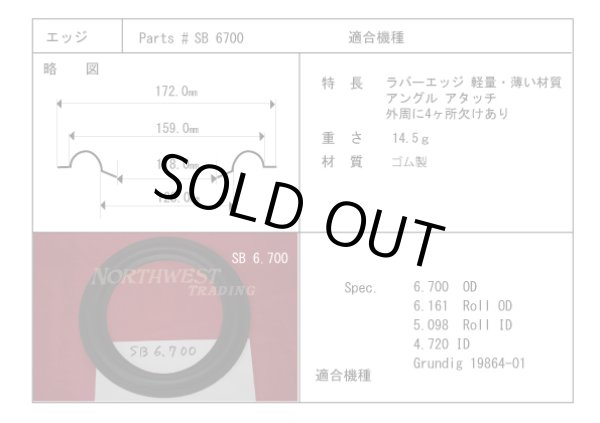 画像1: コーン紙内径128.0ミリ　ゴム製　汎用　ペア