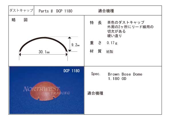 画像1: 外径30.1ミリ　紙製　汎用　センターキャップペア(2枚)　DCP1180